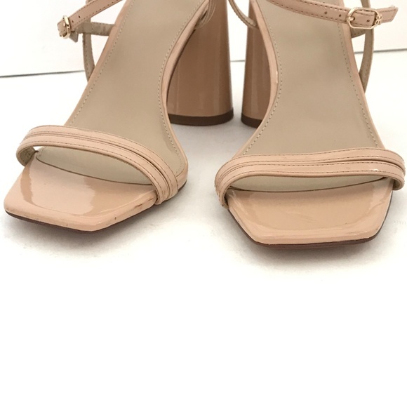 SAM EDELMAN Kit Heeled Sandal Slingback Block Heel Squared Open Toe Heels Size 9 - Picture 7 of 16